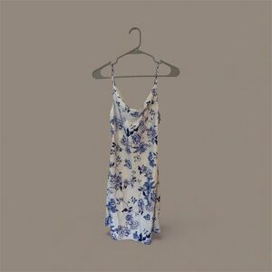 Urban Outfitters Blue Floral Mini Dress